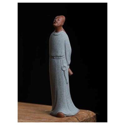 诗仙李白陶瓷历史人物雕塑摆件创意中式玄关博古架书桌茶室装饰品