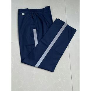 纯棉夏季反光条工作服薄裤子煤矿井下汽修工厂车间工地耐磨劳保裤
