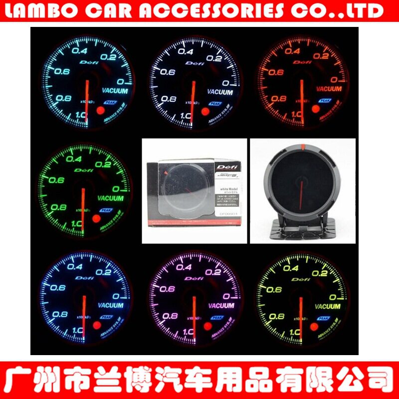 DEFI仪表BF转速表转数表赛车改装仪表黑底蓝光带超转灯vacuum
