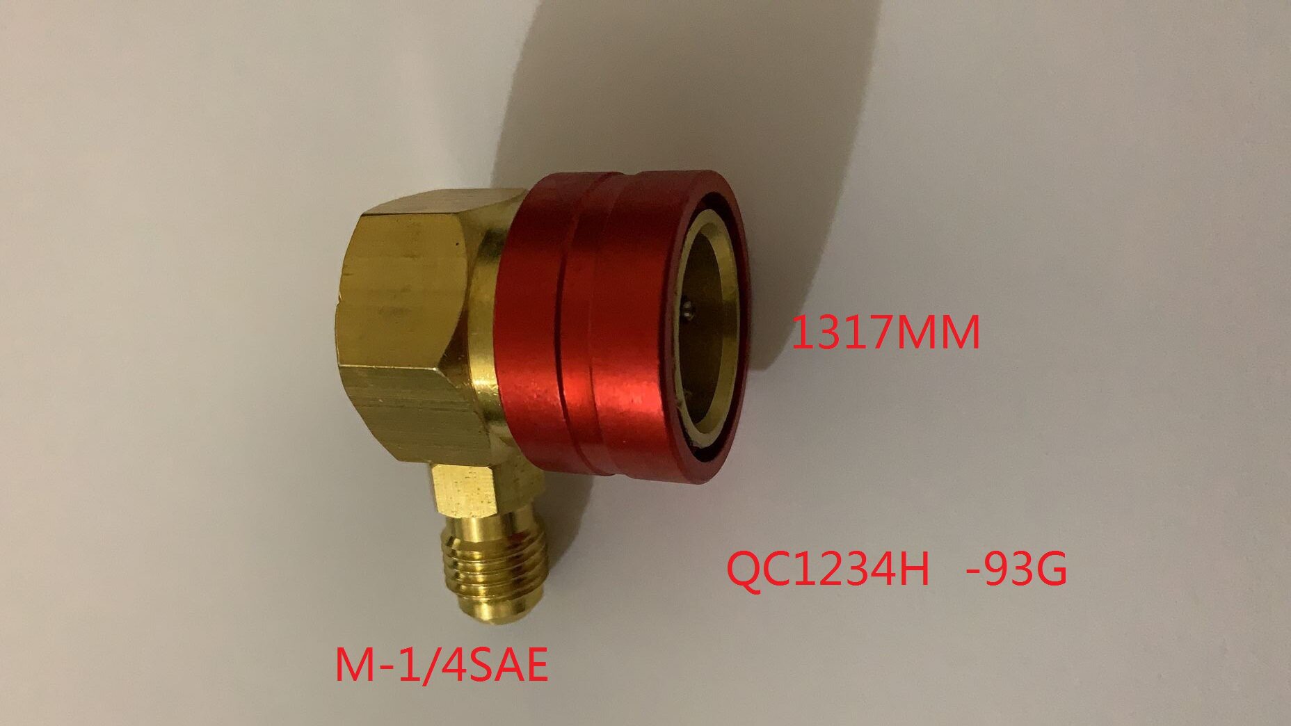R1234YF 汽车空调制冷剂加氟快速接头简易接头加液连接嘴 QC1234H