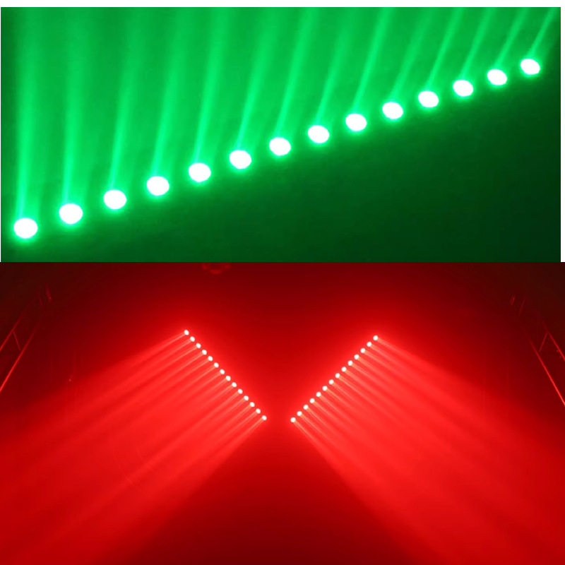 14颗LED七彩变色龙点控洗墙灯