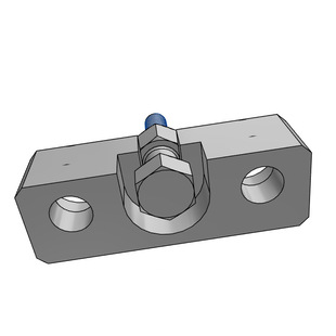 m8连接件浮动六角口罩机用浮动接头FJDHA型号快速接头气缸连接头m