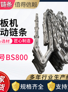 链板机驱动链条BS800 节距P250 除尘灰拉链机板链 输送机传动链条