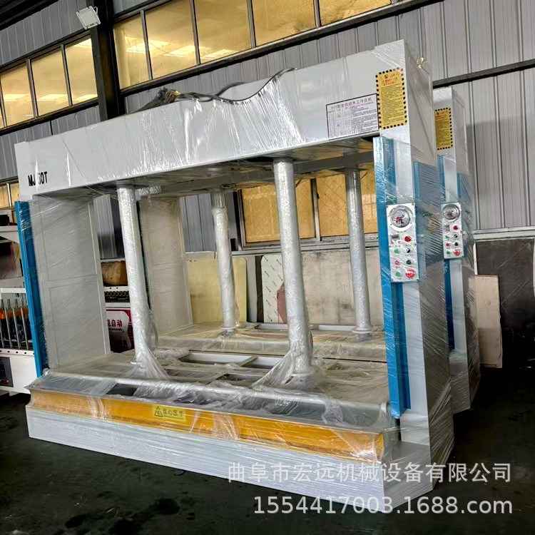 120T不锈钢多层板冷压机叉车槽