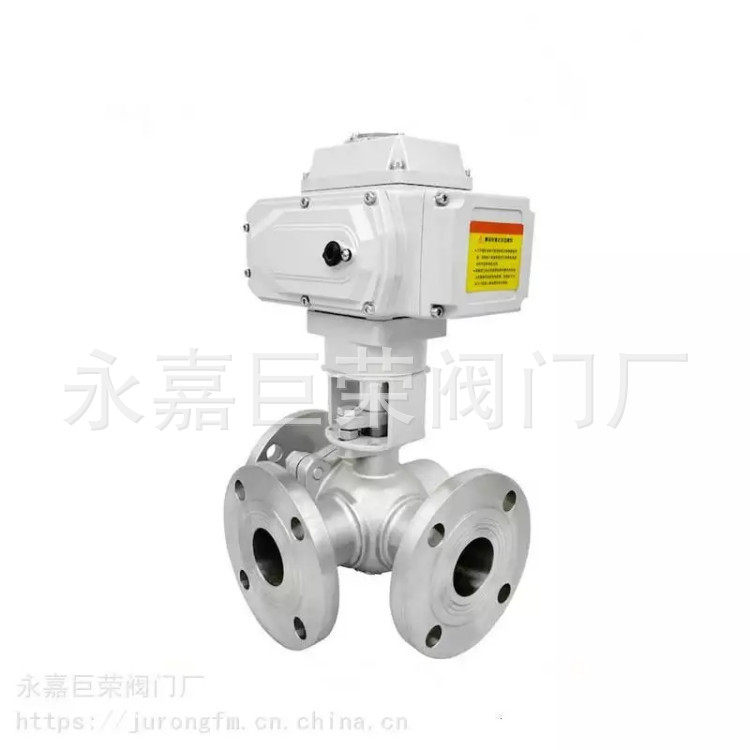 南高阀门不锈钢防爆调节型电动T型三通球阀Q945F