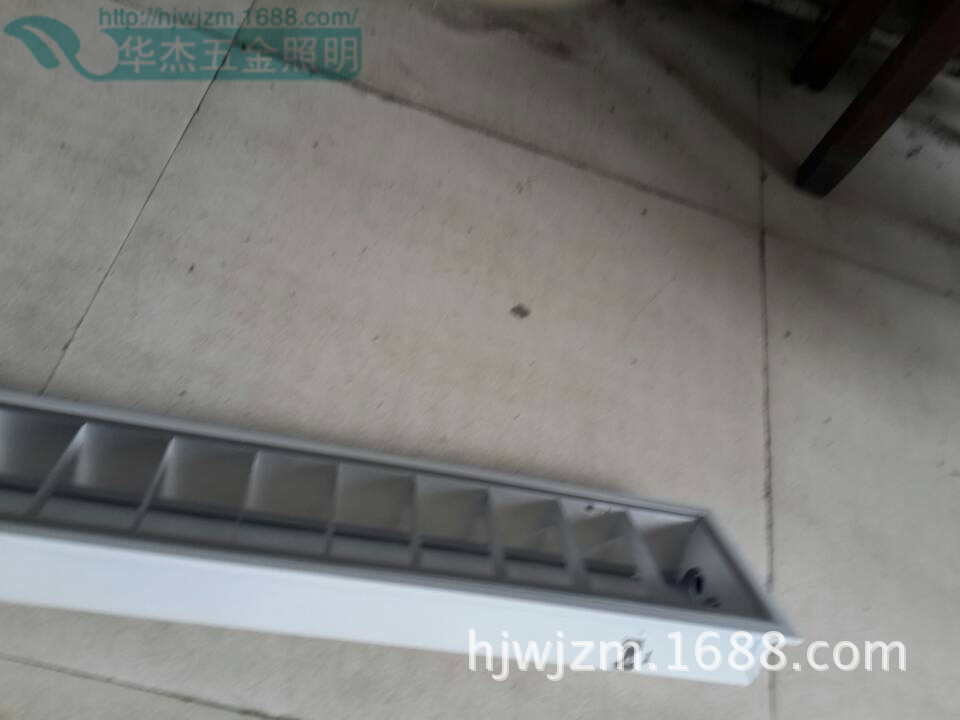 华杰照明 2*28w 超市地铁T5嵌入式格栅灯盘 无中条1195*160日光灯