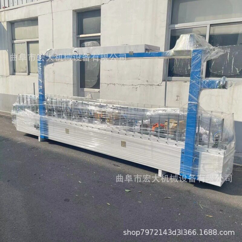 宏大全自动移门铝型材包覆机