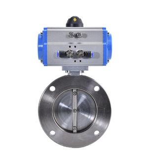 气动真空蝶阀零泄漏负压 不锈钢抽高真空法兰蝶阀调节型GIQ
