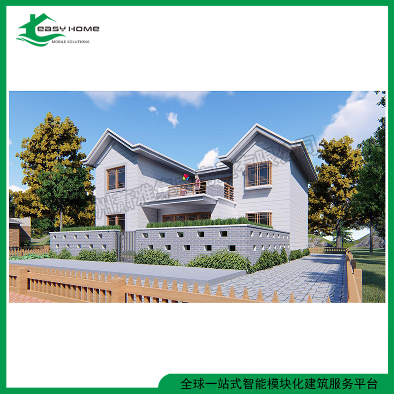 主题式宾馆 轻钢别墅 轻钢结构拼装式别墅 轻钢生态住宅材料
