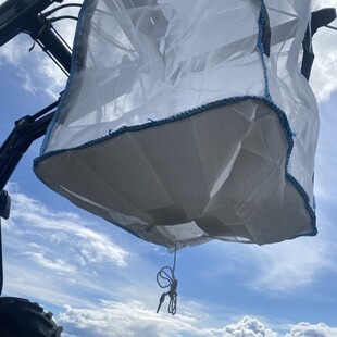 出口瑞典木柴透气袋 抗UV1吨柴火吨袋 四面透气网底部兜底木柴袋