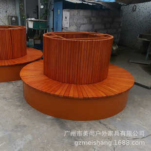 休闲户外围树椅 学校草场休闲坐凳 校园公共设施休闲椅