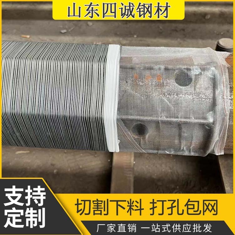 广东缠丝滤水管 325*5圆孔降水井管 地下井用螺旋井壁管 打孔包网
