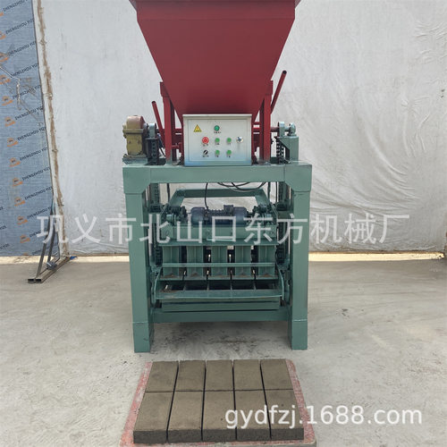 4-35B料斗300-150-50面包砖免烧砖机混凝土制砖机方块砖电动制砖