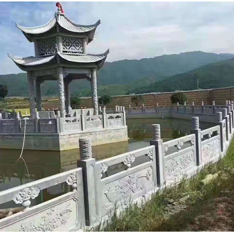 中式仿古石雕凉亭厂家定制