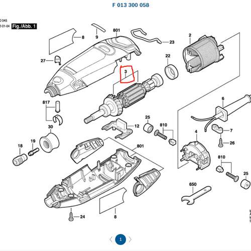 琢美DREMEL DIY电磨头3000直磨机切割机雕刻机原装正品配件转子