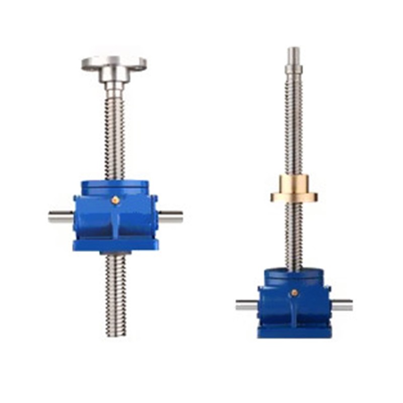 丝杆升降机小型蜗轮蜗杆减速机SWL5T电机手摇同步升降平台