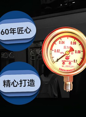 全不锈钢压力表YN100BF耐震油压水压气压液压真空表耐腐蚀耐高温