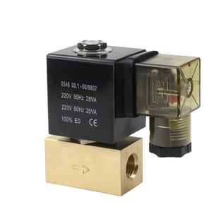 AC220V JT22 气阀 常闭耐压8MPa水阀 DC24V 02二位两通高压电磁阀