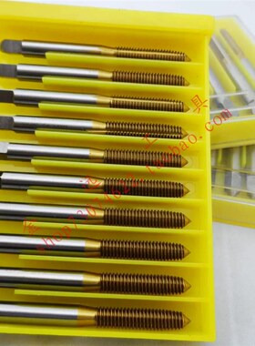 高品质挤压挤牙无屑丝锥涂钛黄色挤压丝攻M3/M4/M5/M6/M8/M10/M12