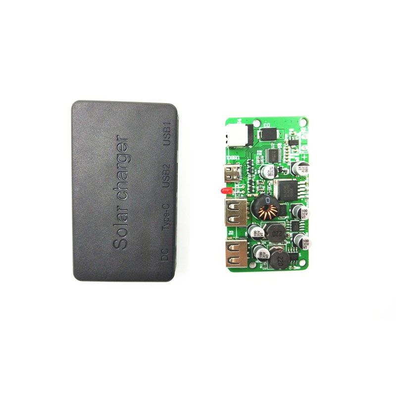 100W200W太阳能折叠电池板稳压控制器太阳能手机充电器稳压接线盒