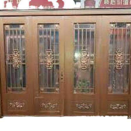 防盗门厂家别墅门庭院门楼宇系统单元门禁仿铜门钢制门