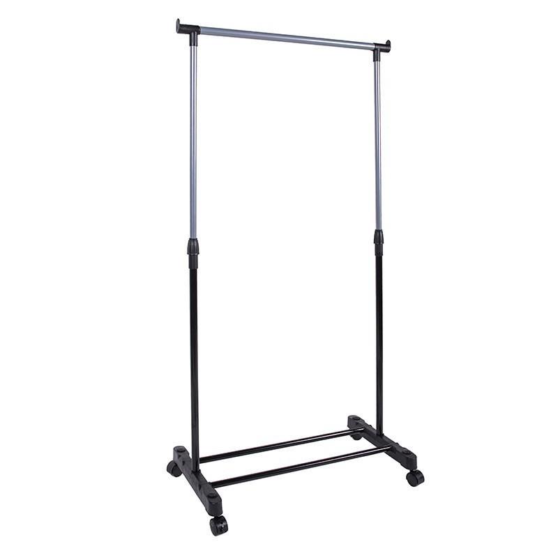 单杠落地衣金属铁管室内单杠式晒简衣架架挂晾衣帽架子易收纳架
