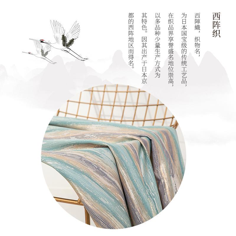 色条彩纹提沙花田园风格抱枕坐垫窗NYN帘发包汉服服装布料