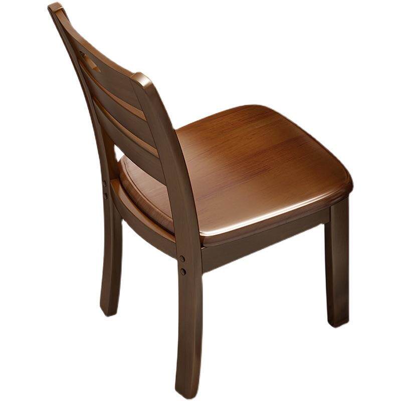 全实木椅子靠背椅白色餐椅家用餐桌椅饭桌餐椅现代简约餐厅用椅