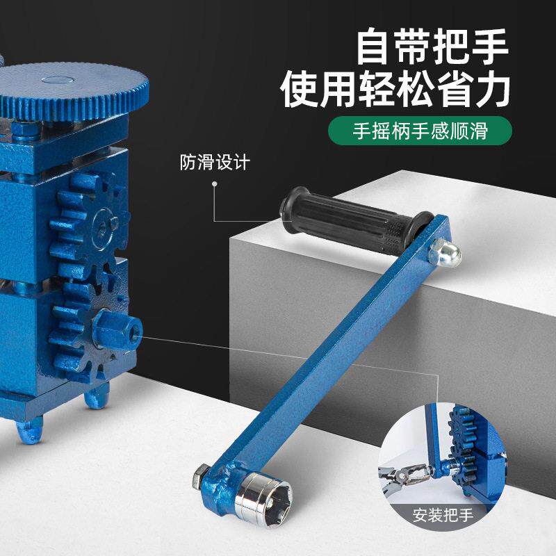 压片机首饰小型银加工戒指手镯手摇压圆线条欧式电动打金工具