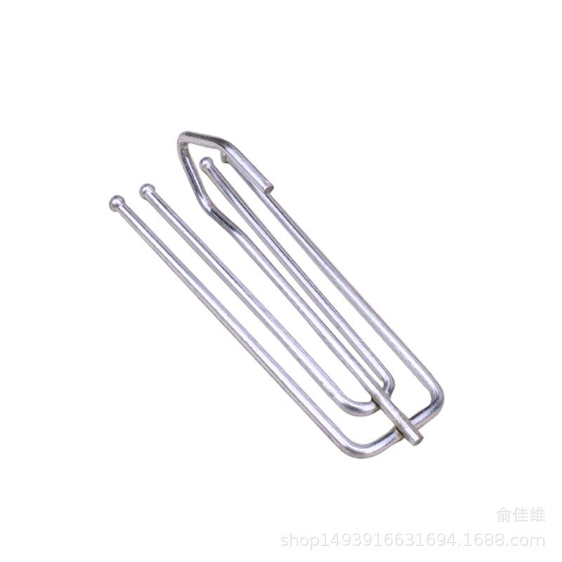窗帘布带四叉钩家用窗帘钩子喷漆四爪钩五指穿钩不锈钢窗帘挂钩