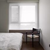 中古单人餐椅复古实木高靠背单人椅计师休闲椅编织扶手椅佛山家具