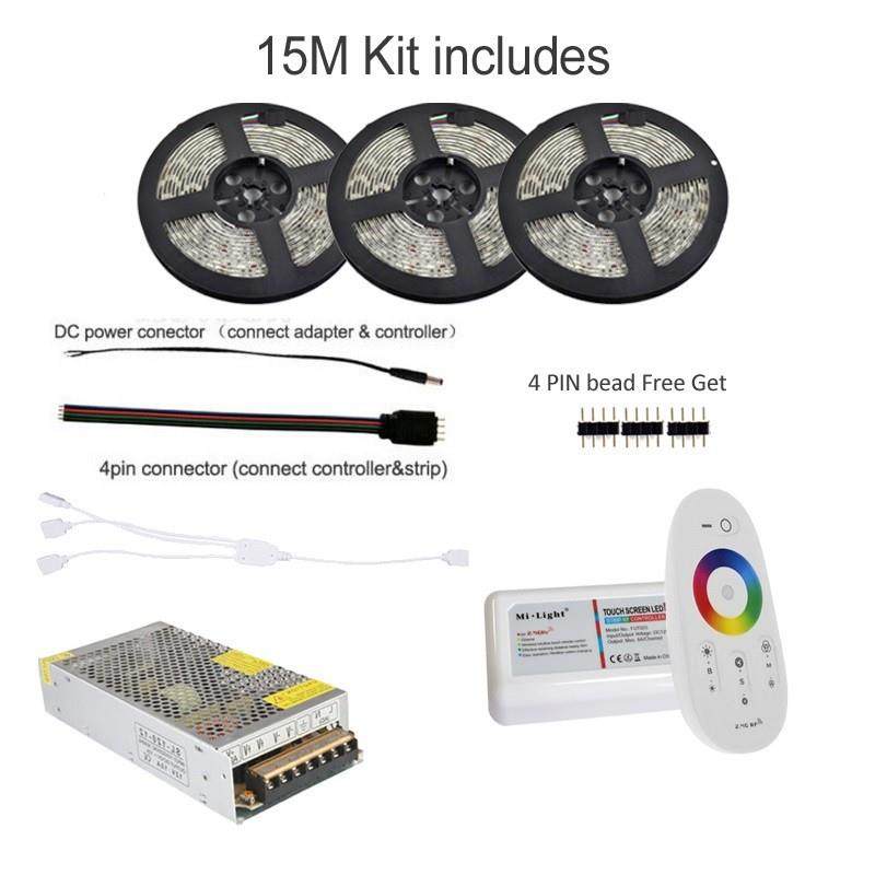2.4G遥控5050RGB灯带套装RGBW七彩灯条套装配电源,家装灯饰光源,室外LED灯带,淘宝优惠券,粉丝福利购,淘宝优惠卷