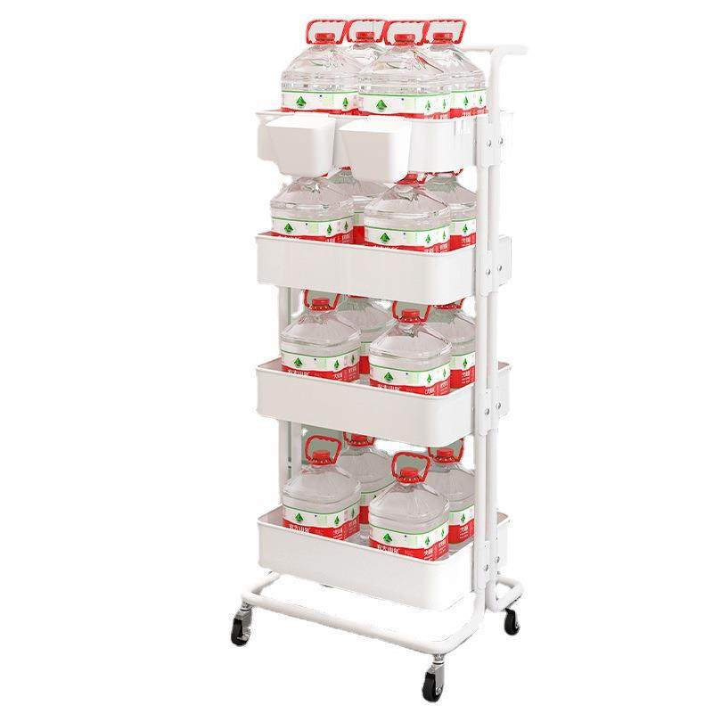 小推车置物架厨房蔬菜零食收纳储物架卫生间浴室多层架子收纳车,收纳整理,书桌收纳置物架,淘宝优惠券,粉丝福利购,淘宝优惠卷