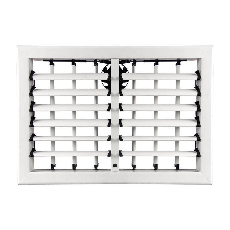 工业冷风机环保空调塑钢风动百叶窗电动百叶出风口冷风机百叶窗