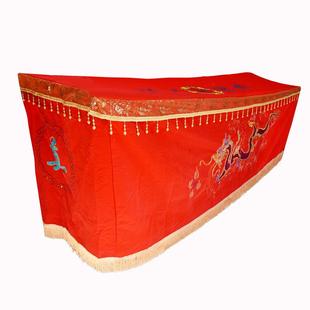 棺罩棺材罩子男女寿衣全套棺衣平绒刺绣龙凤八仙图案殡葬用品