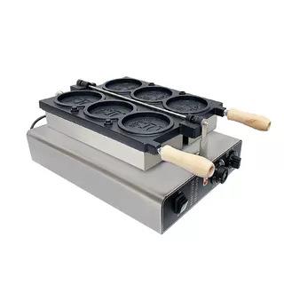 华夫饼机器商业用摆摊模具棉花糖机蛋卷机外贸六孔鲷鱼烧机器