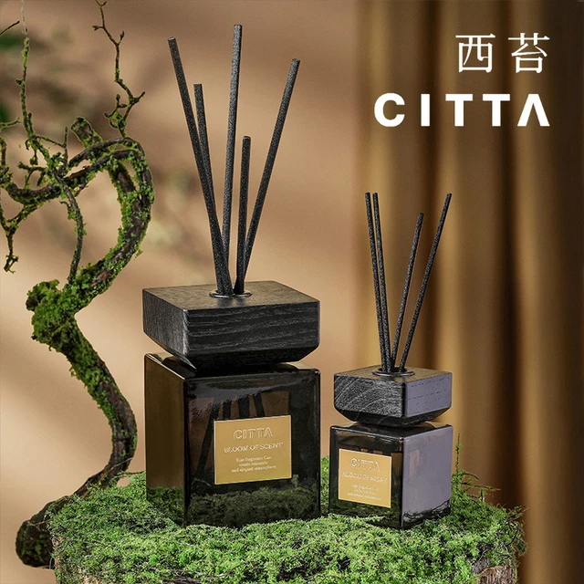 草本茶香调·CITTA西苔木盖方瓶香薰精油禅茶芳疗香氛酒店高级感