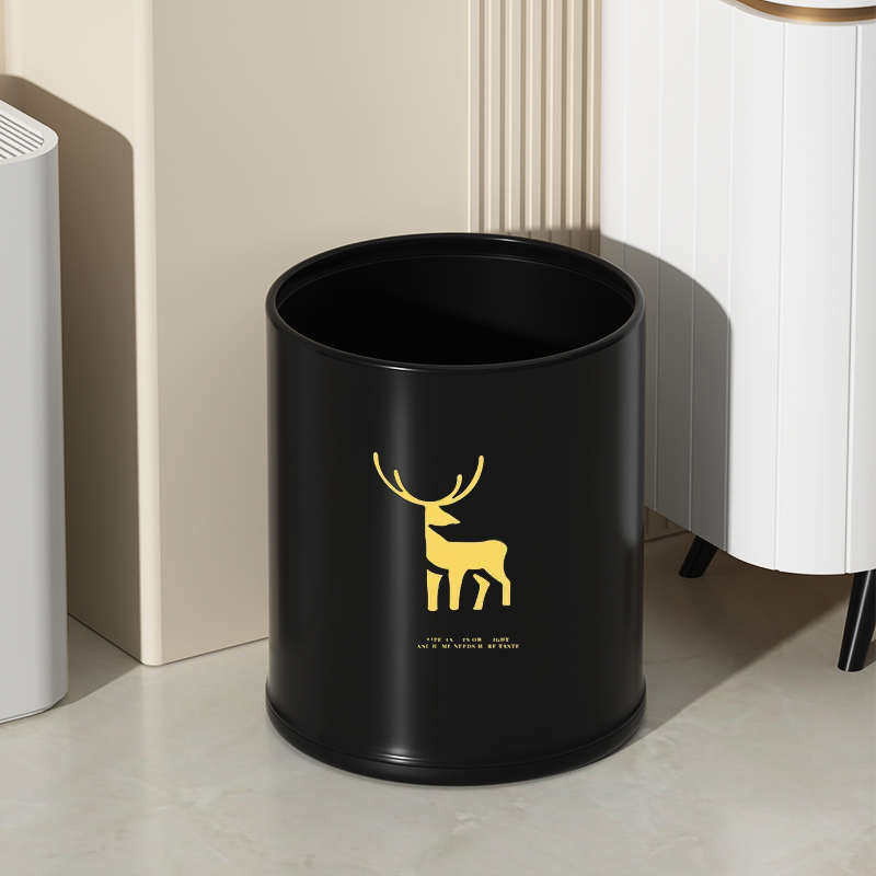 厨房垃圾桶大号加厚家用轻奢风客厅卫生间创意简约金属无盖,家庭/个人清洁工具,垃圾桶,淘宝优惠券,粉丝福利购,淘宝优惠卷