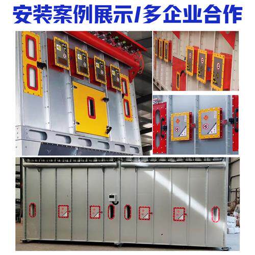 泄爆片装置粉尘防爆片平板型管道板口泄爆窗不锈钢除尘圆形爆破片