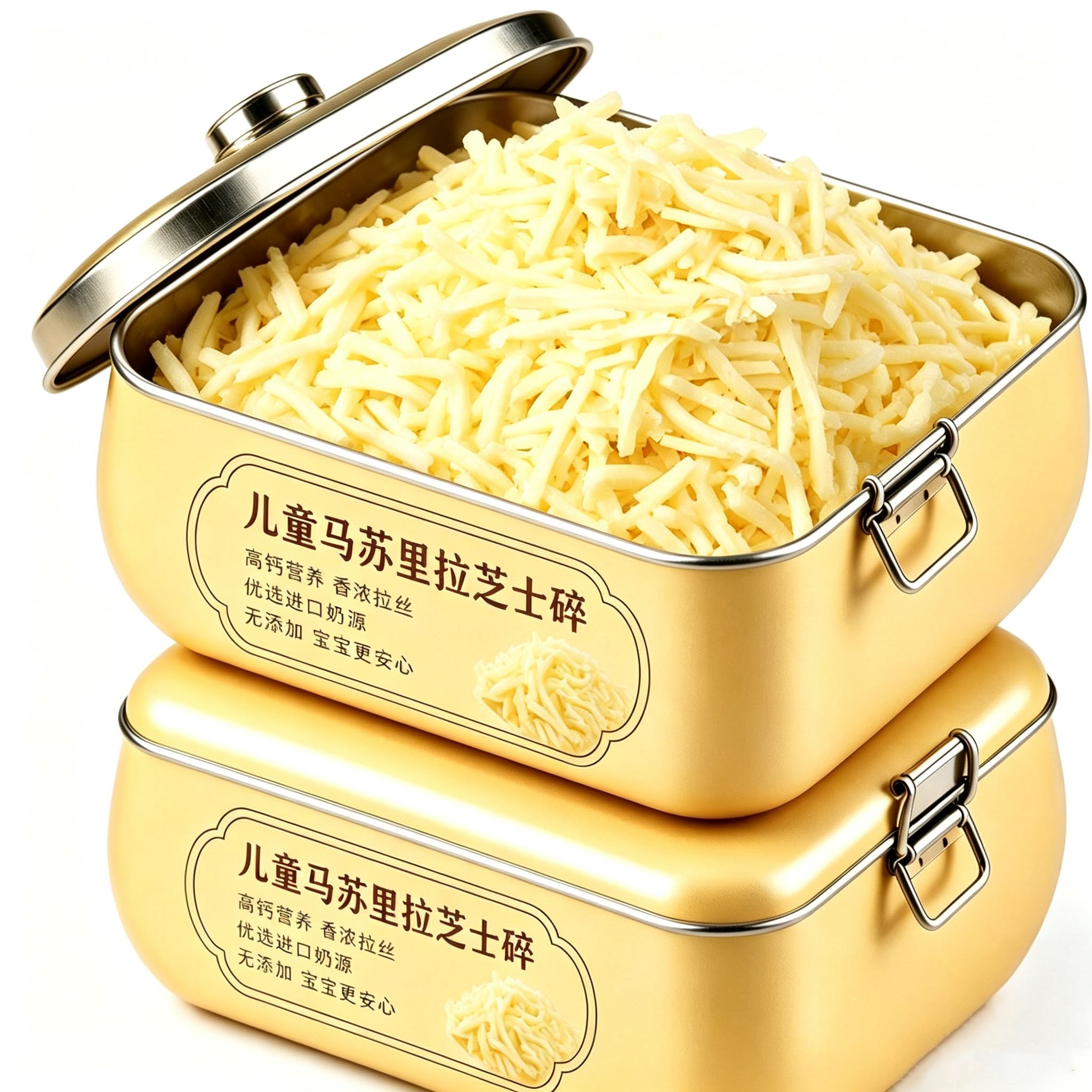 马苏里拉芝士碎拉丝家用官方旗舰店儿童无添加拉丝奶酪商用披萨用图片