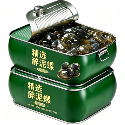 【老经典】宁波特产开罐即食醉泥螺特大号舟山黄泥螺鲜活生腌下酒