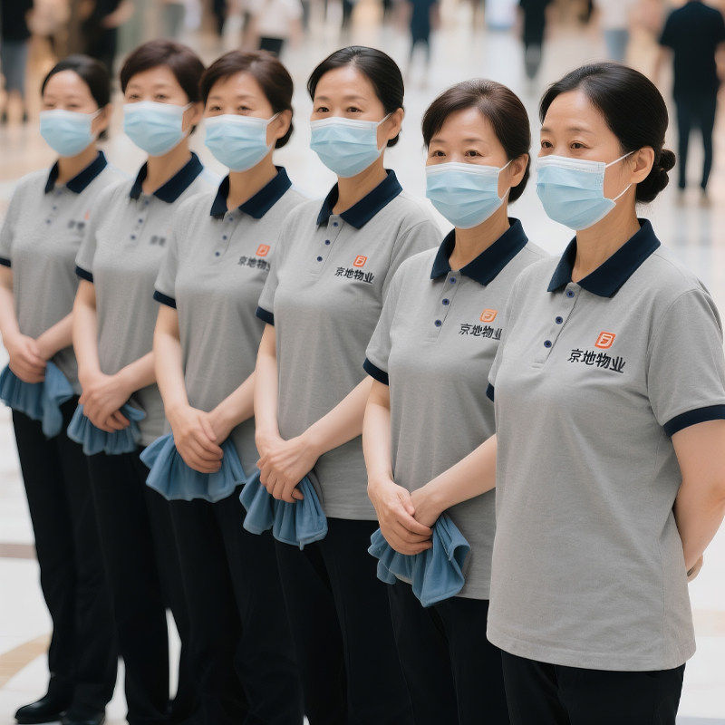 物业保洁工作服短袖定制
