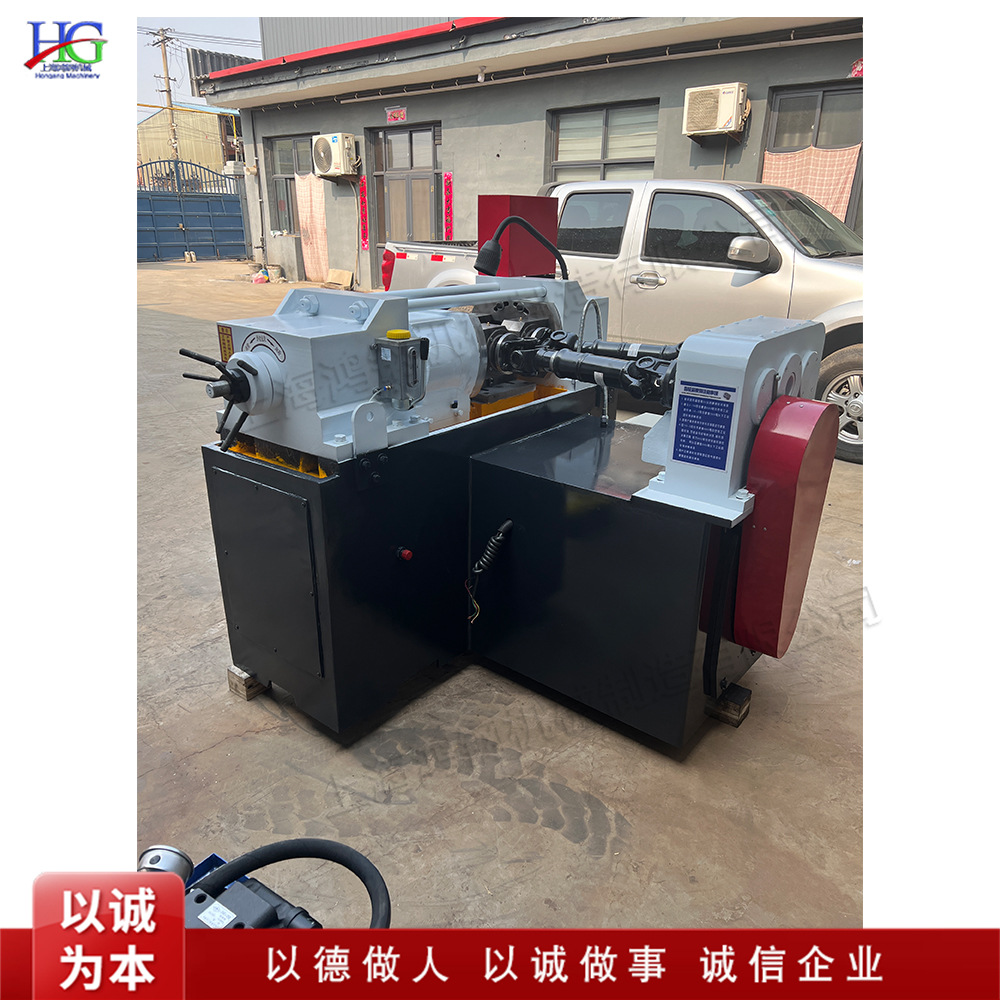 液压穿墙螺丝机 建筑顶托丝杠滚丝机 止水螺杆成型机