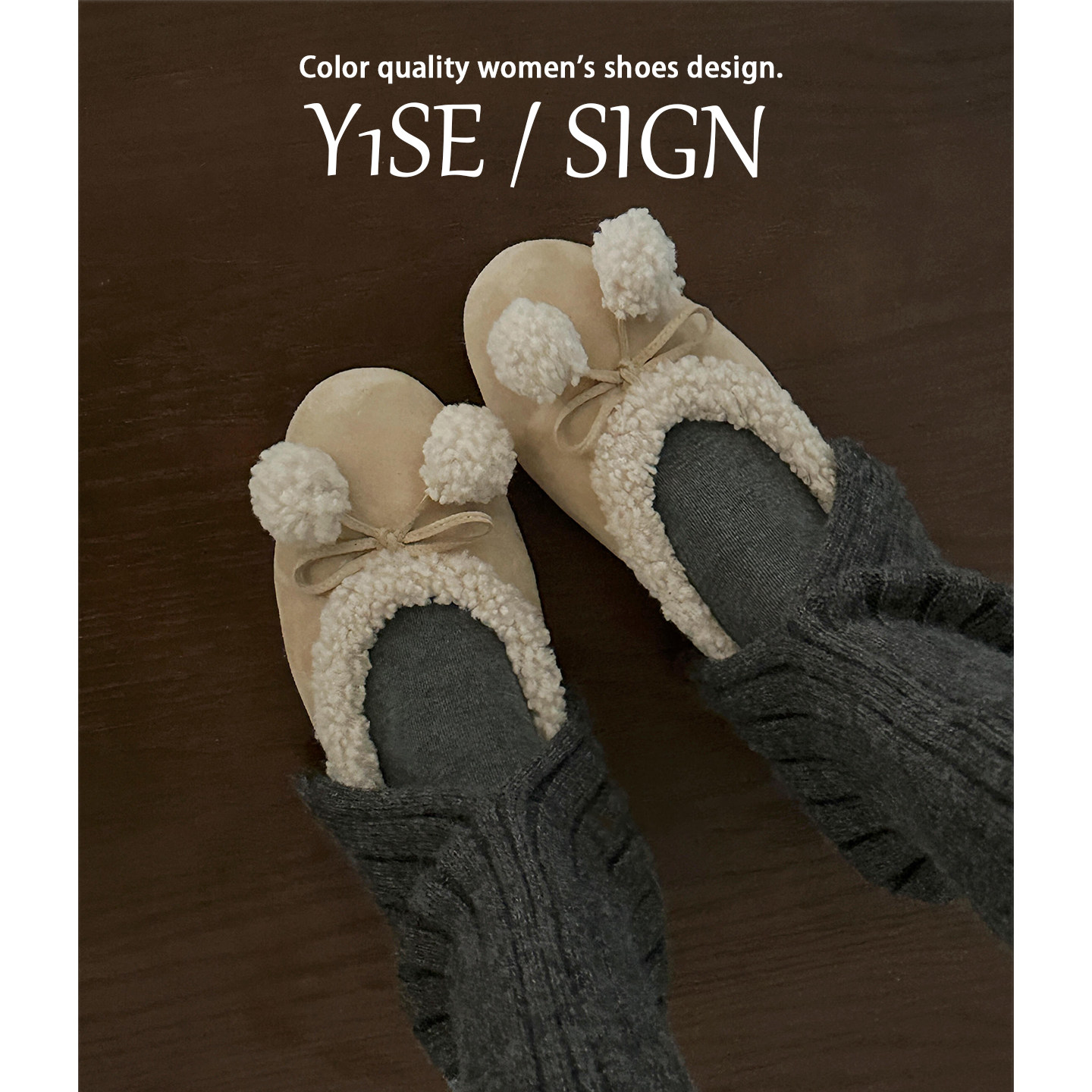 法式蝴蝶结豆豆毛毛鞋女冬外穿2025新款加绒保暖棉鞋绝美毛绒单鞋,女鞋,浅口单鞋,淘宝优惠券,粉丝福利购,淘宝优惠卷