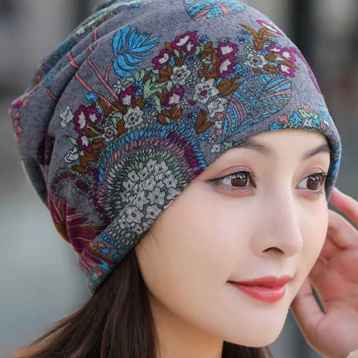 女士光头戴的帽子夏季薄款月子帽透气棉质款专用妈妈包头保暖睡帽