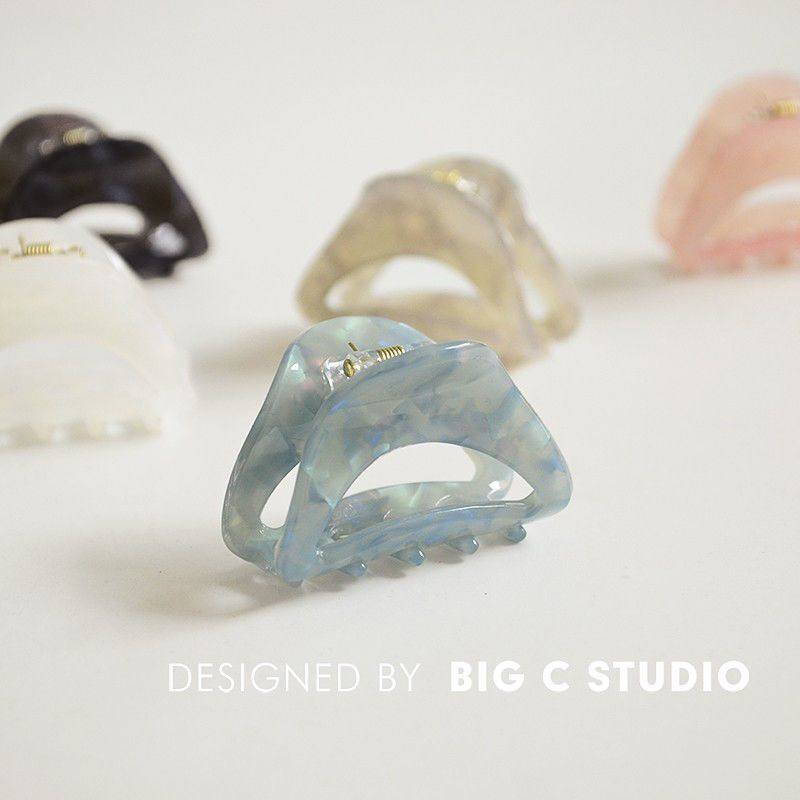 ins冷淡风网红气质鲨鱼夹人鱼色镂空抓夹精致刘海夹后脑勺夹,饰品/流行首饰/时尚饰品新,发饰,淘宝优惠券,粉丝福利购,淘宝优惠卷