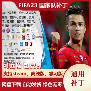 FIFA23 NAC大补211国家世界杯杯赛联赛加传奇球员 国家队综合补丁