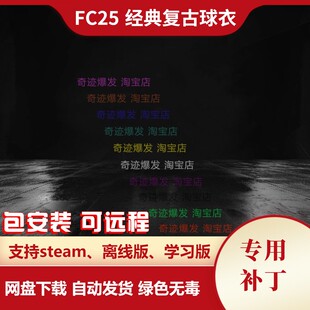 FC25 经典复古球衣补丁 巅峰球队国家队皇马巴萨拜仁利物浦曼联