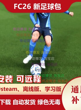 FC26 新足球包补丁 25-26多种赛事比赛真实世界杯用球 不含游戏
