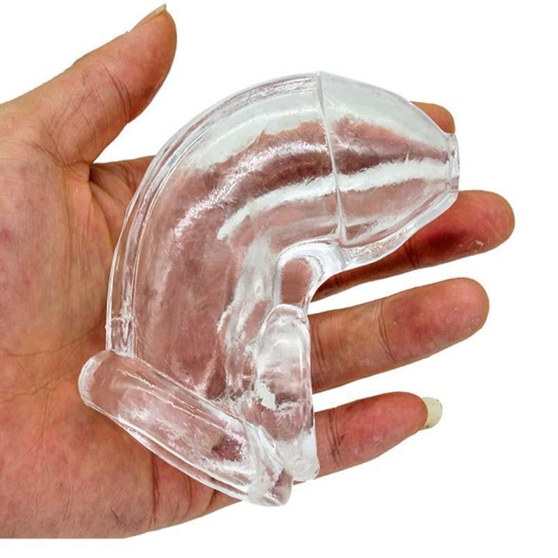 Stretchable Male Chastity Cage Rings Anti-off Ring Bdsm Scro